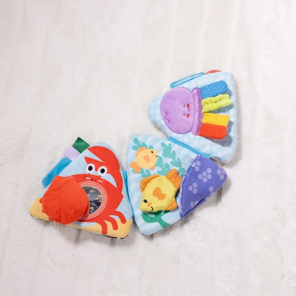 Melissa & Doug Ocean Tummy Time‎ Triangle Baby Toy Infant Developmental NEW